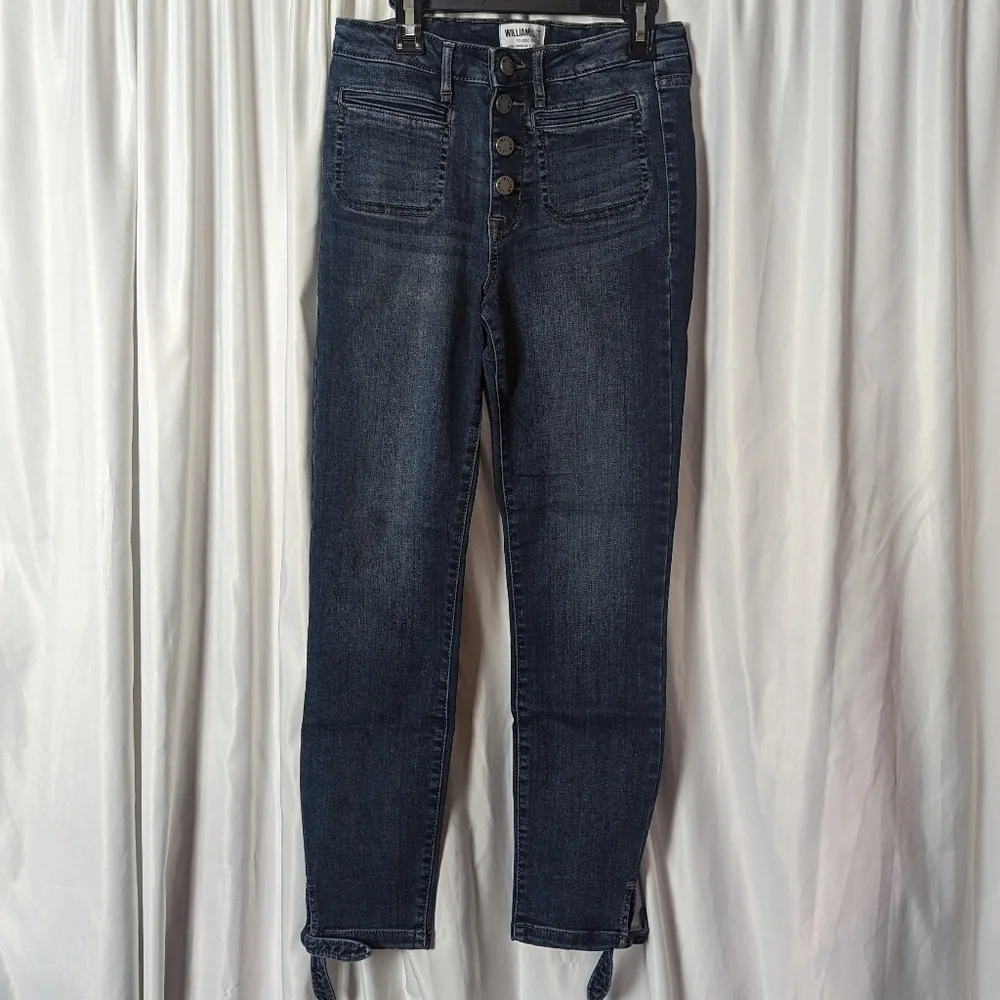 William Rast High Rise Crop Jeans - Picture 3 of 8